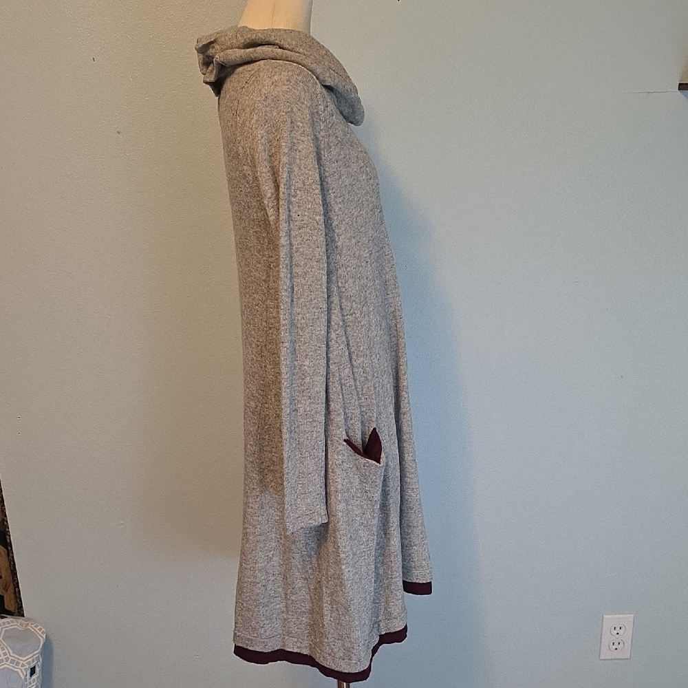 Anthropology Sparrow lambs Wool Swing Sweater Dress SIZE SMALL - Picture 5 of 9